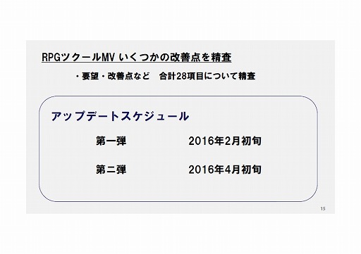 画像ギャラリー No.020のサムネイル画像 / 「全国学校対抗GAMEツクール大会」「GAME OF THE YEAR」「ゲーム投稿サイト」など，さまざまな展望が語られた「RPGツクールMV」発売イベントをレポート
