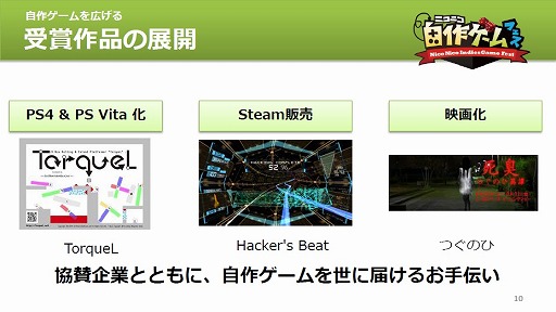 画像ギャラリー No.029のサムネイル画像 / 「全国学校対抗GAMEツクール大会」「GAME OF THE YEAR」「ゲーム投稿サイト」など，さまざまな展望が語られた「RPGツクールMV」発売イベントをレポート