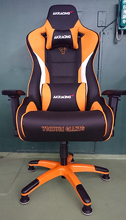 画像ギャラリー No.001のサムネイル画像 / AKRacingのゲーマー向けチェア「Pro-X V2」が東京ドームのベンチに監督用チェアとして設置。オレンジモデルの限定販売も