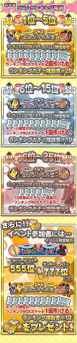 画像ギャラリー No.007のサムネイル画像 / 「しゃちほこ〜る」期間限定イベント「第8回スコアランキング」が開催決定