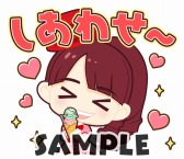 画像ギャラリー No.002のサムネイル画像 / 「しゃちほこ〜る」メンバーが考案した「ちびキャラLINEスタンプ」が登場