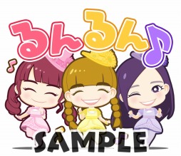 画像ギャラリー No.009のサムネイル画像 / 「しゃちほこ〜る」メンバーが考案した「ちびキャラLINEスタンプ」が登場