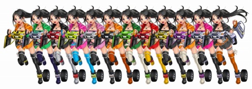 画像ギャラリー No.007のサムネイル画像 / 「レーシング娘。」イベント「ゲームメディア対抗レーシング娘。」カップが開催に