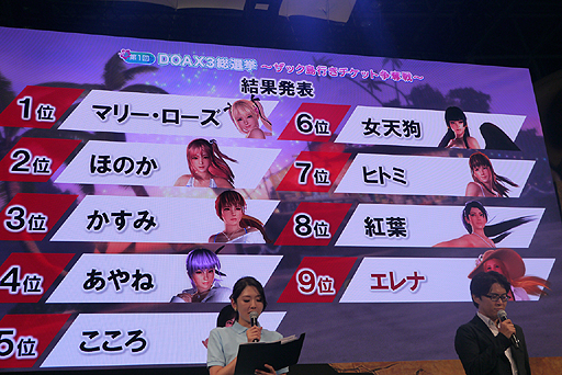 画像ギャラリー No.019のサムネイル画像 / ［TGS 2015］「DEAD OR ALIVE Xtreme 3」に登場する美女9人が決定！ PlayStation VRへの対応も発表されたステージの模様をお届け