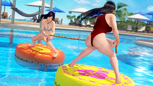 画像ギャラリー No.002のサムネイル画像 / 「DEAD OR ALIVE Xtreme 3」最新情報。「やわらかエンジン2.0」ではヒロイン達の着くずれや日焼けの表現が実現したらしい