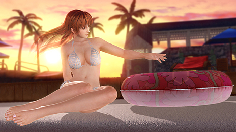 画像ギャラリー No.015のサムネイル画像 / 「DEAD OR ALIVE Xtreme 3」最新情報。「やわらかエンジン2.0」ではヒロイン達の着くずれや日焼けの表現が実現したらしい