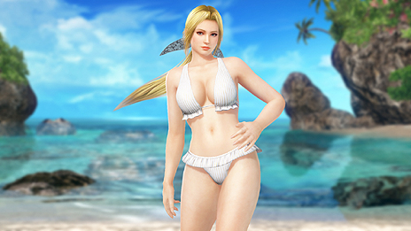 画像ギャラリー No.005のサムネイル画像 / 「DEAD OR ALIVE Xtreme 3」最新情報。「やわらかエンジン2.0」ではヒロイン達の一部部位が外からの圧力によって“変形”するらしい