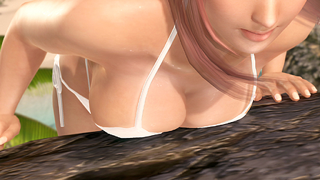 画像ギャラリー No.012のサムネイル画像 / 「DEAD OR ALIVE Xtreme 3」最新情報。「やわらかエンジン2.0」ではヒロイン達の一部部位が外からの圧力によって“変形”するらしい