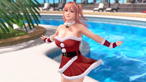 画像ギャラリー No.001のサムネイル画像 / 「DEAD OR ALIVE Xtreme 3」,新作水着第18弾「サンタ」アップデート配信開始