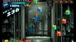 画像ギャラリー No.003のサムネイル画像 / PC版「蒼き雷霆ガンヴォルト」アップデートで「クリスマスモード」が追加に