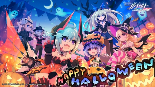 画像ギャラリー No.005のサムネイル画像 / 「蒼き雷霆 ガンヴォルト」,ハロウィンデザインの壁紙が配信。Steamではセールを実施中