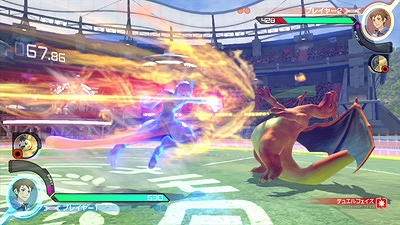 画像ギャラリー No.008のサムネイル画像 / Wii U版「ポッ拳 POKKEN TOURNAMENT」ミュウツーとダークミュウツーのポケモンわざが公開