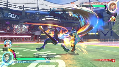 画像ギャラリー No.015のサムネイル画像 / Wii U版「ポッ拳 POKKEN TOURNAMENT」ミュウツーとダークミュウツーのポケモンわざが公開