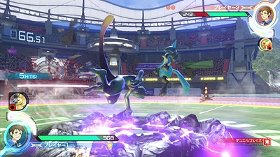 画像ギャラリー No.019のサムネイル画像 / Wii U版「ポッ拳 POKKEN TOURNAMENT」ミュウツーとダークミュウツーのポケモンわざが公開