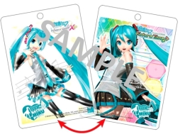 画像ギャラリー No.001のサムネイル画像 / 「初音ミク -Project DIVA- X HD」で遊べる体験会の来場者プレゼントのデザインが公開