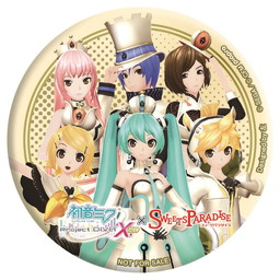 画像ギャラリー No.002のサムネイル画像 / スイーツパラダイスが「初音ミク -Project DIVA- X HD」とのコラボを実施