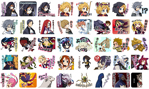 画像ギャラリー No.002のサムネイル画像 / 「ルフランの地下迷宮と魔女ノ旅団」のLINEスタンプが配信開始