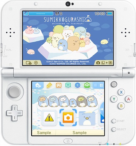 画像ギャラリー No.004のサムネイル画像 / 「すみっコぐらし」の3DS用テーマシリーズ第9弾「すみっコぐらし しろくまのともだち」が配信開始