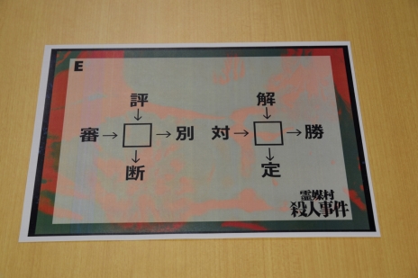 画像ギャラリー No.018のサムネイル画像 / アニメ「逆転裁判」のリアル脱出ゲーム“霊媒村殺人事件”を先行体験。謎解きに頭を悩ませた60分間をレポート