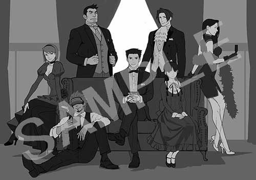 画像ギャラリー No.008のサムネイル画像 / 「逆転裁判画廊」で販売されるオリジナルグッズやコラボドリンクの詳細が発表