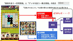 画像ギャラリー No.013のサムネイル画像 / ［CEDEC 2022］「逆転オセロニア」の“人間に勝つ最強対戦AI”は，どのように育て上げられたのか。強さの理由やその応用について語られた講演をレポート