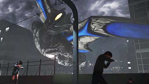 画像ギャラリー No.009のサムネイル画像 / 「巨影都市」,「モスラ」や「ウルトラマンティガ」,「ギャオス」「第5の使徒」など新たな巨影が続々公開。脅威からどう逃げ延びるのか,ゲームシステムも明らかに