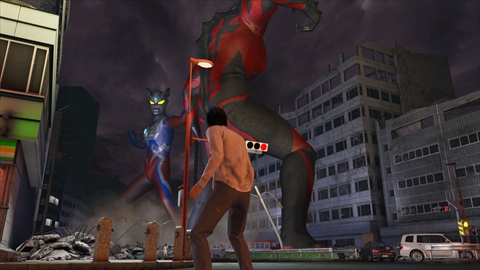 画像ギャラリー No.008のサムネイル画像 / 「巨影都市」に襲来したウルトラマンベリアルとウルトラマン，ウルトラマンタロウ，ウルトラマンゼロが対決。ストーリー序盤の流れも紹介