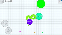 画像ギャラリー No.005のサムネイル画像 / ほかのプレイヤーを襲って巨大細胞を目指せ! スマホ向けアクションゲーム「Agar.io」を紹介する「(ほぼ)日刊スマホゲーム通信」第930回