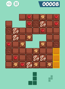 画像ギャラリー No.002のサムネイル画像 / Yahoo!ゲーム かんたんゲーム「チョコロコパズル」を配信