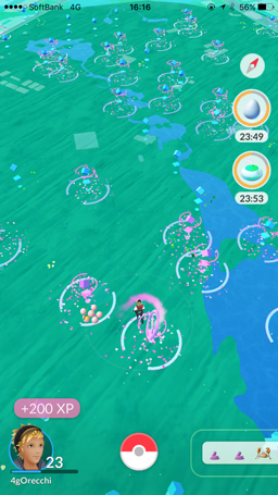 画像ギャラリー No.043のサムネイル画像 / 「Pokémon GO」ジムバトルはどう戦う? ジムの攻め方,守り方を基本から解説。ポケモンの巣の“今”も調査してきた