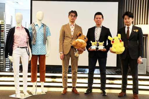画像ギャラリー No.020のサムネイル画像 / 151種のポケモンを組み合わせ,オーダーメイドシャツが作れるサービスが始動。「Original Stitch」とのコラボが,メディアプレビューで明らかに