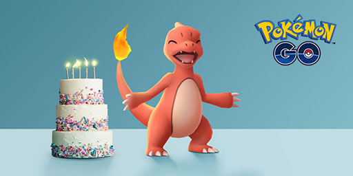 画像ギャラリー No.003のサムネイル画像 / 「ポケモンGO」の配信5周年記念イベントが本日スタート。数字の5の風船をつけたピカチュウや色違いのダルマッカに出会えるチャンス