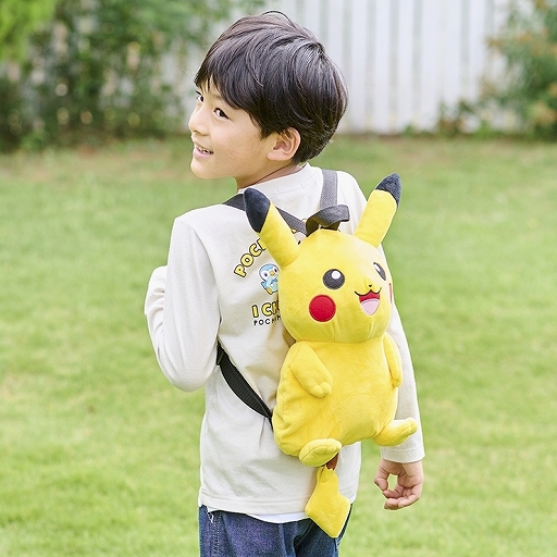 画像ギャラリー No.001のサムネイル画像 / しまむらオンラインストアで「ポケモン」“ぬいぐるみリュック”の予約を受付中。ピカチュウ，イーブイ，ゲンガーなど5種類をラインナップ