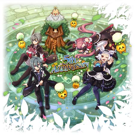 画像ギャラリー No.001のサムネイル画像 / 「アルケミアストーリー」５周年記念キャンペーンがスタート。ログインで1130個の「賢者石」がもらえる
