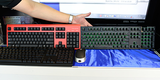 画像ギャラリー No.004のサムネイル画像 / ［COMPUTEX］東プレがゲーマー向けキーボード「REALFORCE RGB」を展示。キーごとのアクチュエーションポイント設定機能付きで年内にも発売予定