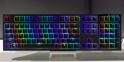 画像ギャラリー No.002のサムネイル画像 / ［TGS 2016］東プレ製ゲーマー向けキーボード「REALFORCE RGB」，その詳細が明らかに。「年内に税込約2万8000円前後で発売」もほぼ決定