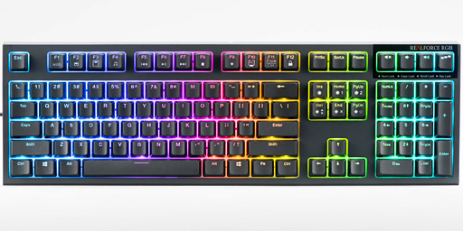 画像ギャラリー No.004のサムネイル画像 / 「REALFORCE RGB」レビュー。世界初,「キー入力がオンになる深さを変更できる機能」付きのゲーマー向け静電容量式キーボードは買いなのか