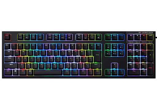画像ギャラリー No.003のサムネイル画像 / 静電容量式ゲーマー向けキーボード「REALFORCE RGB」，待望の日本語配列モデルが登場
