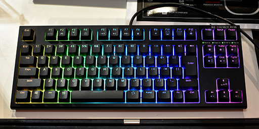 画像ギャラリー No.005のサムネイル画像 / ［TGS 2017］東プレ，10キーレス版「REALFORCE RGB」を開発中