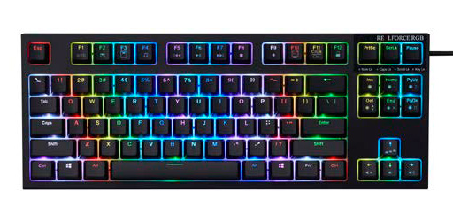 画像ギャラリー No.002のサムネイル画像 / 10キーレスタイプのゲーマー向けREALFORCE,ついに登場。「REALFORCE RGB TKL」が2018年12月に発売