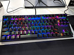 ［TGS2022］東プレがゲーマー向け新型REALFORCEキーボードを披露。伝統の静電容量無接点式スイッチにフローティングデザインを組み合わせる