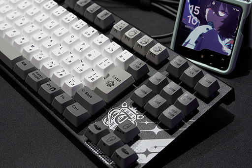 画像ギャラリー No.005のサムネイル画像 / [TGS2023] ウマ娘とゲーマー向けキーボード「REALFORCE GX1」がコラボ。フォントにまでこだわった「ウマ娘GX1」をチェックした