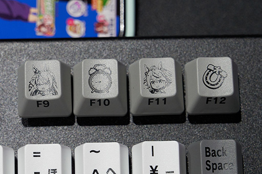 画像ギャラリー No.010のサムネイル画像 / [TGS2023] ウマ娘とゲーマー向けキーボード「REALFORCE GX1」がコラボ。フォントにまでこだわった「ウマ娘GX1」をチェックした
