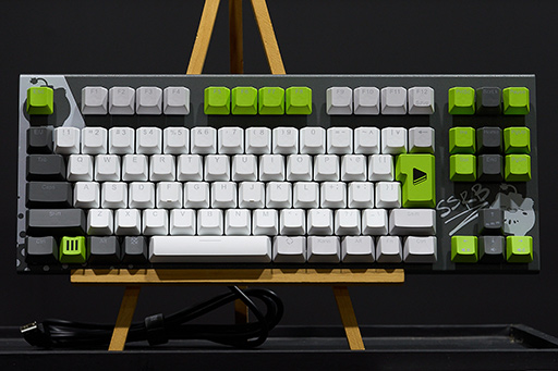 画像ギャラリー No.005のサムネイル画像 / 東プレのキーボード「REALFORCE GX1」が，ホロライブの獅白ぼたんさん＆ラプラス・ダークネスさんとコラボを実施［TGS2024］