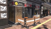 画像ギャラリー No.008のサムネイル画像 / 「龍が如く6 命の詩。」ゲーム内に登場する飲食店が，歌舞伎町の新宿東宝ビル1階でラッピング店舗を展開