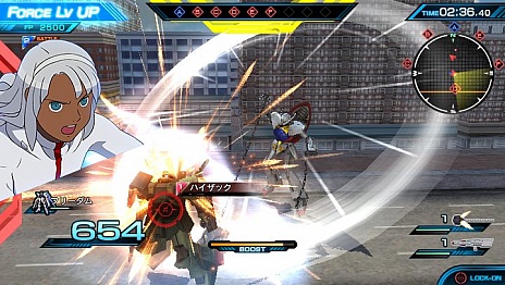 画像ギャラリー No.012のサムネイル画像 / 「機動戦士ガンダム EXTREME VS-FORCE」，“フォースアタック”は戦艦に援護攻撃を行わせるコマンド。∀やズゴックなど参戦機体4種も判明