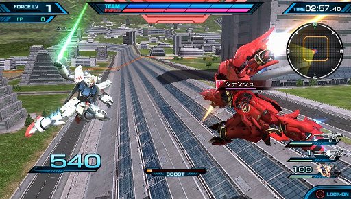 画像ギャラリー No.032のサムネイル画像 / 「機動戦士ガンダム EXTREME VS-FORCE」では巨大モビルアーマーと共に出撃できる特別ミッションが登場