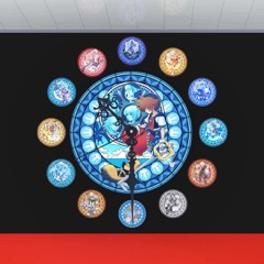 画像ギャラリー No.003のサムネイル画像 / キングダムハーツのステンドグラスを再現した巨大時計が1月9日から新宿駅のメトロプロムナードで展示。1点ものの時計にしてプレゼントする企画も