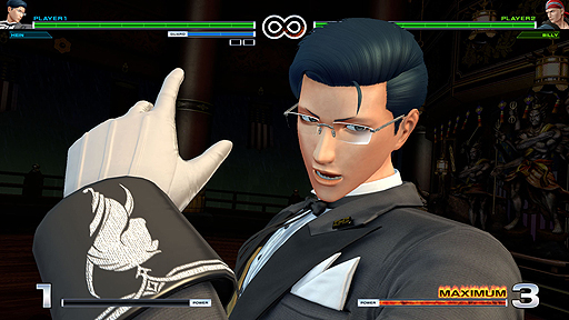 画像ギャラリー No.004のサムネイル画像 / 「THE KING OF FIGHTERS XIV」チーム紹介トレイラー第10弾は「サウスタウンチーム」。お馴染みギースとビリー，そして新キャラ・ハインの構成