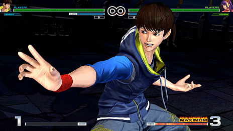 画像ギャラリー No.002のサムネイル画像 / 「THE KING OF FIGHTERS XIV」，麻宮アテナほかサイコソルジャーチームを取り上げるチーム紹介トレイラーの第12弾が公開